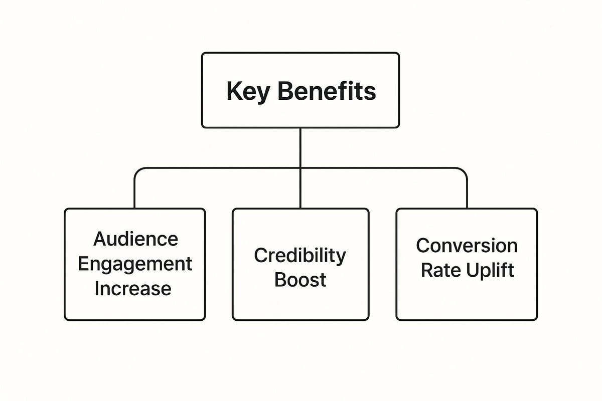 Infographic about video case study