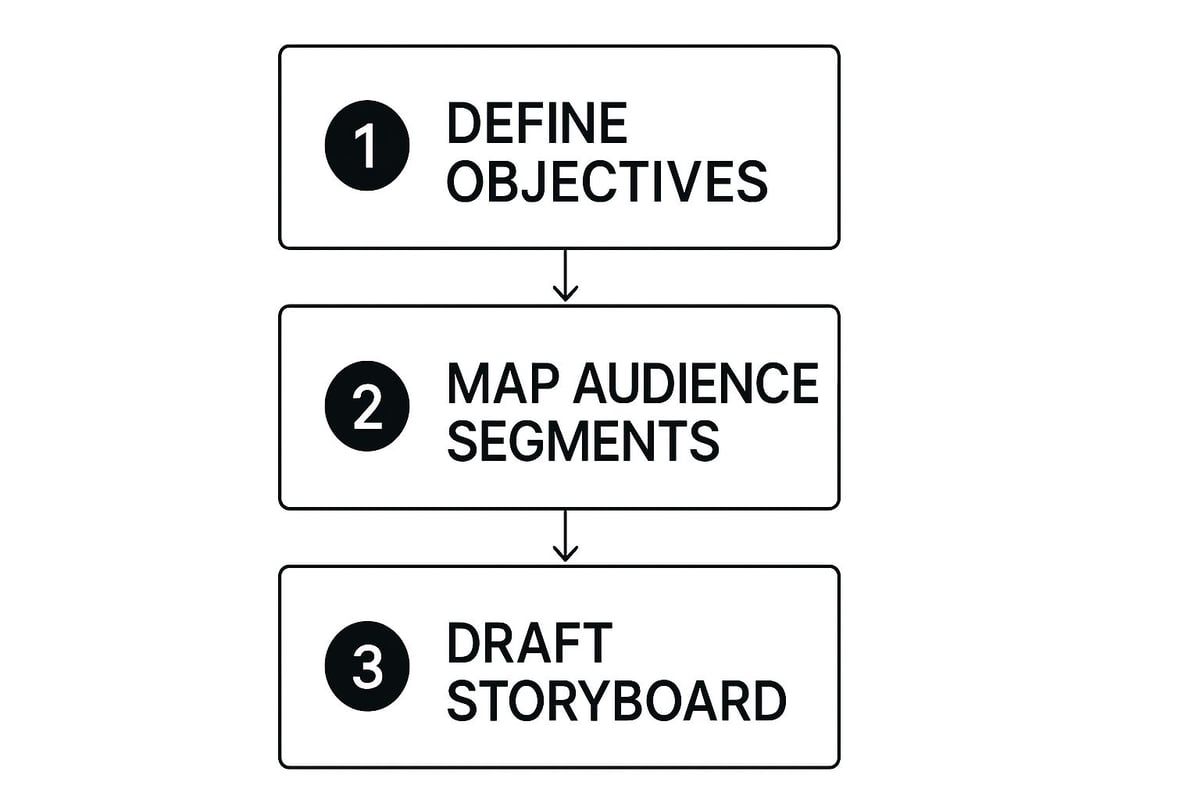 Infographic about how to create interactive videos