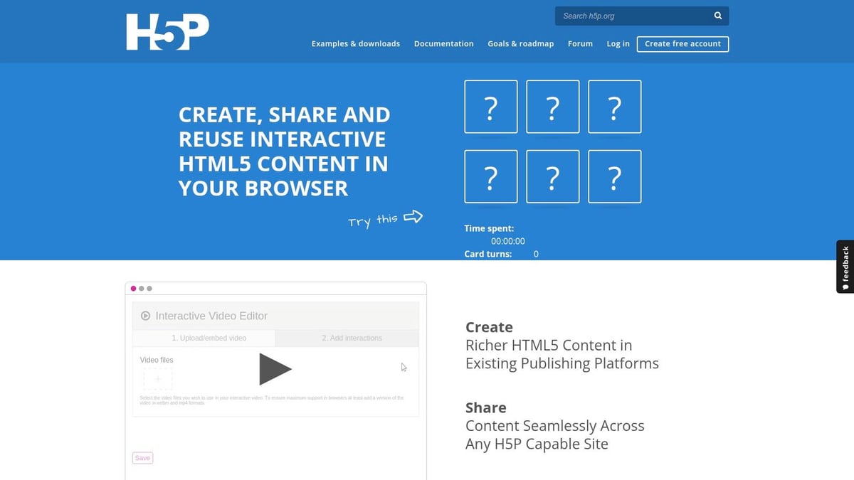H5P Interactive Video